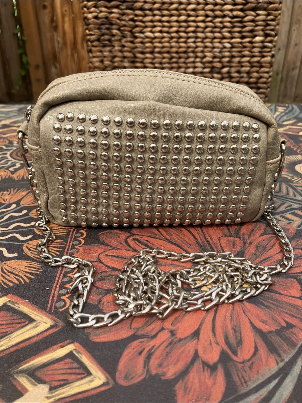 Parisian Small Studded Chain Crossbody / Belt Bag